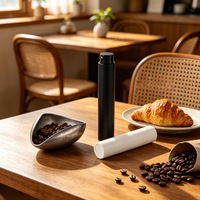 Bouteille pulvérisatrice de café portable en verre, type à pression, anti-statique, pour l'élimination des résidus de café et accessoire de broyage de grains