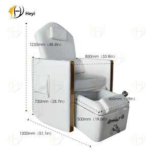 Beauty Nail Salon Möbel Günstige Moderne No Plumb ing Tragbare Sofa Fuß Spa Maniküre Pediküre Stühle - Product Image 4