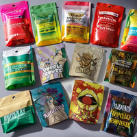 Sacs transparents personnalisables Pochette alimentaire en plastique zip-lock refermable Concevez votre propre logo Emballage de sacs de bonbons BOPP pour le lait et la gelée