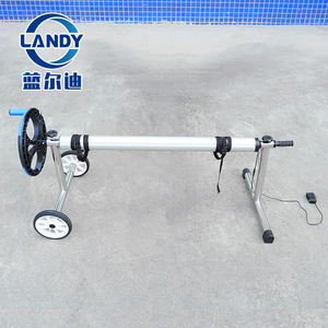 เครื่องม้วนผ้าคลุมสระอัตโนมัติ Landy 86D-E แบบไฟฟ้า แบตเตอรี่ลิเธียม 12V พร้อมรีโมทคอนโทรล โครงสร้างอลูมิเนียมอัลลอย รับน้ำหนักได้ 30 กก. - Product Image 4