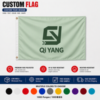 Drapeaux et bannières personnalisés en aluminium 100 % polyester, impression numérique, toutes tailles/logos/designs, forme rectangulaire pour événements