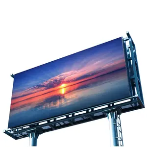 Outdoor Large Screen Wall Digital Advertising Billboard LED Display Full Color HD Customized P2.5 P3 P4 P5 P6 Waterproof Subway