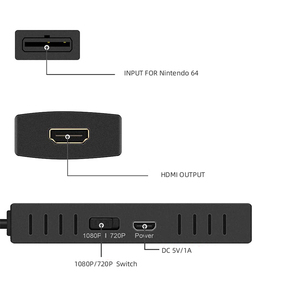 Câble convertisseur AV vers <span class=keywords><strong>HDMI</strong></span> pour accessoires de console de jeu rétro N64 <span class=keywords><strong>NES</strong></span> NGC - Product Image 4