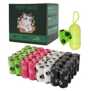 Sacs à déjections canines facilement biodégradables, nouveau look garanti, anti-fuites et extra épais, rouleaux de recharges pour chiens - Product Image 2