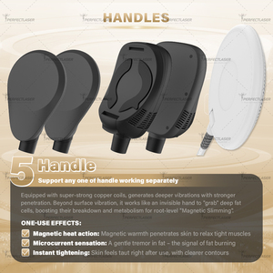 Appareil de remodelage corporel EMS à 5 poignées, pour le remodelage corporel, la combustion des graisses, la perte de poids, la stimulation musculaire, équipement EMT/EMS NEO professionnel - Product Image 2