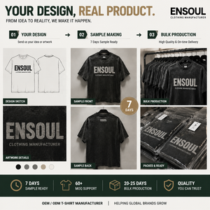 Bulk Custom 100% Cotton <strong>Men's</strong> T-Shirts | OEM/ODM <strong>Clothing</strong> Manufacturer Oversized/Graphic/Wash Tee | Private Label Ready - Product Image 4