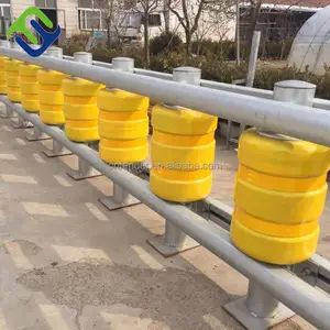 Traffic safety anti crash rolling barrier roller barriers for highway