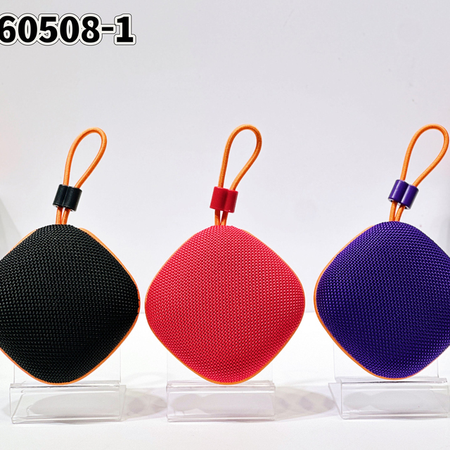 SP-260508-1 Portable Bluetooth Speaker Waterproof Fabric Mini Wireless Speaker with Lanyard for Outdoor