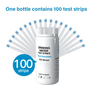 Bandelettes <span class=keywords><strong>de</strong></span> test d'<span class=keywords><strong>eau</strong></span> potable en gros pour <span class=keywords><strong>la</strong></span> <span class=keywords><strong>dureté</strong></span> totale, le chlore libre et le pH, modèle SZ31, 100 bandelettes/flacon - Product Image 5