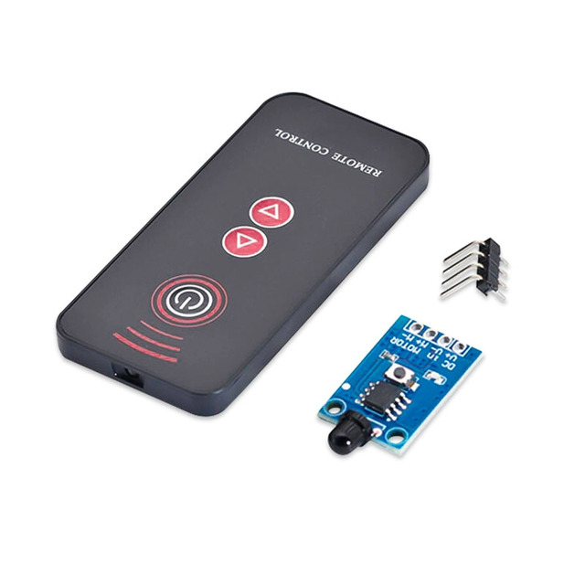 Micro DC Motor Driver Module with Wireless RF Remote - PWM Speed Control, Forward Reverse Stop for 3V 5V 12V Motors