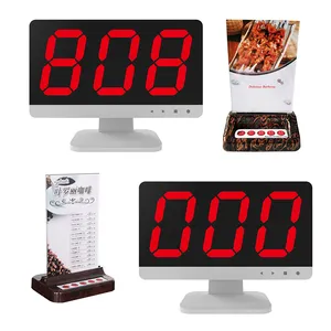 JIANTAO Strong Signal Restaurant Waiter Table System Led Display Guest Calling Systems
