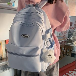 Sac à dos imperméable Kawaii avec accessoires mignons, sac à dos décontracté de 20 L, sac pour ordinateur portable jusqu'à 14,9 pouces, sac à dos de voyage pour femmes - Product Image 1