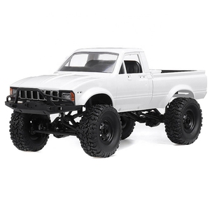 WPL C24-1 <strong>Hilux</strong> Simulated Electric 4WD 4X4 <strong>RC</strong> Climbing Truck with LED Lights Alloy Parts All Terrain Remote Control Toy for Boys - Product Image 1