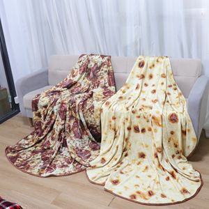 Manta de Franela de Felpa de Poliéster 100% Tejida con Diseño de <span class=keywords><strong>Pizza</strong></span> de 71 Pulgadas, Novedosa, Divertida y Realista, para Adultos y Niños, Regalo Original - Product Image 5