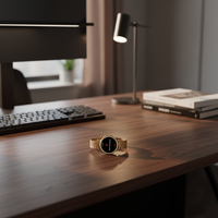 Montre connectée pour femme I109-2, prête à être expédiée, or rose, étanche, moniteur de fréquence cardiaque, suivi du sommeil, écran TFT, GPS, 5 à 10 jours d'autonomie