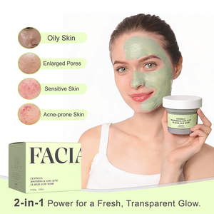 <span class=keywords><strong>Masque</strong></span> facial en argile de boue naturelle biologique de la mer Morte, nettoyant en profondeur, hydratant, hydratant, avec logo personnalisé OEM, marque privée - Product Image 3