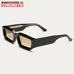 Nouveau Style épais acétate carré pleine jante lunettes <span class=keywords><strong>de</strong></span> <span class=keywords><strong>soleil</strong></span> pour hommes femmes haute qualité polarisé TAC lentille Protection UV Logo personnalisé <span class=keywords><strong>Beige</strong></span> - Product Image 1