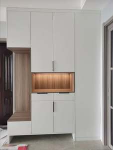 Mueble Zapatero de Madera Maciza de Diseño Moderno, Materiales Ecológicos, Tamaño Personalizable, Mueble para Sala de Estar - Product Image 4