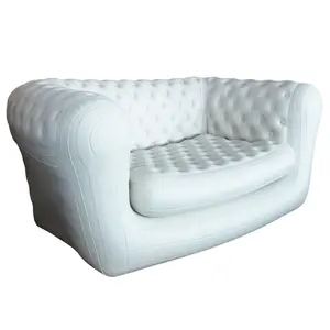 Top Selling White Lounger Sleeping Corner Camping Relax Huge Chesterfield Air Outdoor Inflatable Sofa