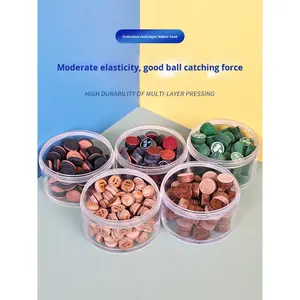 Embouts de queue de billard NILI 11mm-14mm, cuir <span class=keywords><strong>multicouche</strong></span> haute élasticité, pour billard et snooker, emballage en boîte plastique - Product Image 2