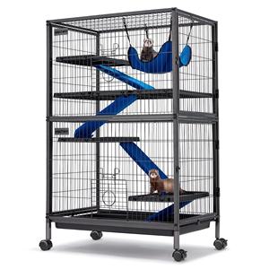 Gaiola para Pássaros Pequenos e Médios Feita de Malha de Aço Inoxidável 304, Portátil para Uso Externo, Preta, para Fênix, Peônia e Estorninho - Product Image 5