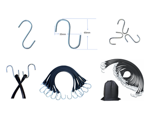 Ultimate kait kabel Bungee <span class=keywords><strong>EPDM</strong></span> tahan cuaca tahan lama serbaguna untuk penggunaan luar ruangan rumah Industri solusi karet merenggang - Product Image 4