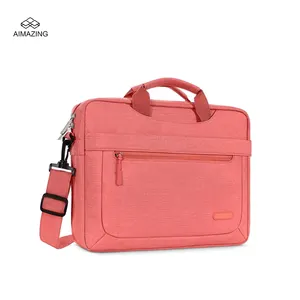 Notebook Bag Laptops Orange 15/16/17inch Classic Slim Briefcase Messenger Bag/Foam Padded Laptop Case for Devices