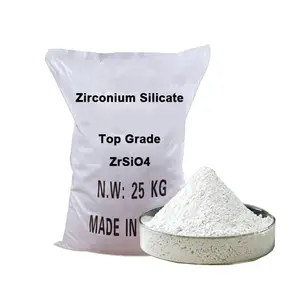 Factory price white Zrsio4 powder micronized zirconium silicate 5 micron zircon flour for ceramics