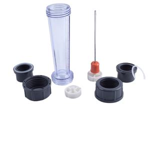 MOLDURA PVC Rotámetro de vidrio portátil Medidor de caudal de agua Agua UPVC Medidor de flujo de PVC - Product Image 2