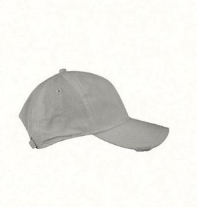 Vintage White Cotton Baseball Cap Custom Dad <b>Hats</b> with Embroidered Letters and Metal Buckle Back Closure Custom Logo - Product Image 3
