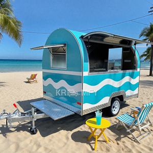 Camion de restauration mobile personnalisé pour snacks et café, avec cuisine, crêpes, tacos et chariot à boissons - Product Image 3