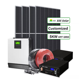 Sistema de Energía Solar Fuera de la Red SSS de 5000 Vatios, Batería de Litio en Gel de 5 KW, Sistema Solar Completo Fuera de la Red S-5000w-OFF - Product Image 6