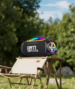 רמקול XDOBO BOOM II בעל עוצמה גבוהה 100W עם ממברנת רטט כפולה ותאורת LED - Product Image 4