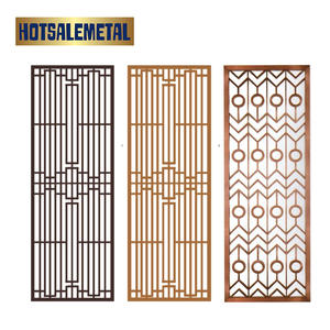 Divisor de Habitaciones Retráctil de Acero Inoxidable de Lujo, Corte Láser, Tamaño Personalizado, Diseño Art Deco, Fácil Instalación, para Interiores - Product Image 4