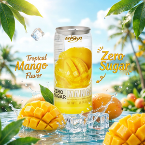 Soda fruitée tropicale à la mangue, la plus vendue en gros, 330 ml, canette PET, <span class=keywords><strong>sans</strong></span> <span class=keywords><strong>sucre</strong></span>, certifiée Halal, pétillante, échantillon gratuit offert - Product Image 1