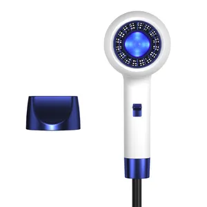 Hot Sale Hair Dryer Strong Wind Professional Low Price Hair Dryer Salon Hot and Cold Air Blue Negative Ion Hair Dryer