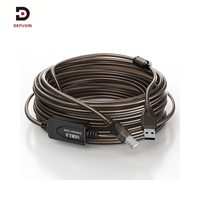 Cable Repetidor USB 2.0 Activo DFX de 10 m, Cable de Impresora de Alta Velocidad Tipo A a B de Cobre Estañado Premium para Escáner, Máquina CNC