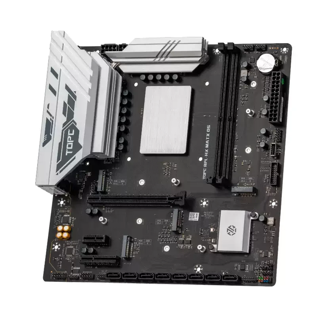 TOPC Gaming Motherboard Core I9 14900HX DDR5 6400MHz PCIe5.0 4x M.2 8xSATA 2.5G LAN Tpye-E USB4 MATX NAS Mainboard OpenClaw