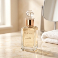 Parfum à la vanille scintillant doré SIIMUNANA, parfum sucré longue durée pour femmes