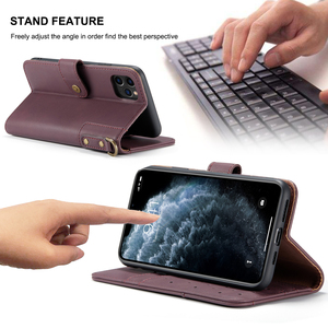 Ốp lưng điện thoại da giả 2 trong 1, nam châm, tùy chỉnh cho <span class=keywords><strong>iPhone</strong></span> X 11 12 13 14 15 Xs Pro Max, kiểu dáng sách, có khe đựng thẻ - Product Image 5