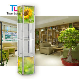 TianLang Cosmetic Retail Shop Exhibición Plegable Aluminio Exhibición Stand - Product Image 2