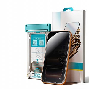 Protection d'écran en verre trempé anti-reflet Benks AR pour iPhone 15/16/17 Series, film de couverture intégrale dureté 9H - Product Image 1