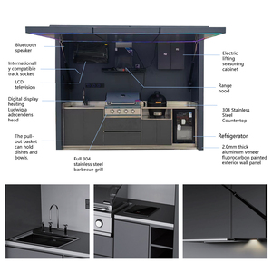 <span class=keywords><strong>Cucina</strong></span> Esterna Impermeabile per Barbecue e Intrattenimento in Giardino - Product Image 3