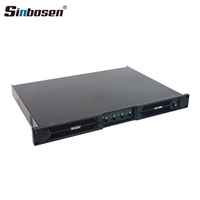 K4-1000 Ses Sistemi D Sınıfı Ses Güç Amplifikatörü 4 Kanallı Dijital D Sınıfı Metal Çıkışlı 1000W