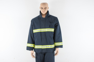 HOWDY Combinaison <span class=keywords><strong>de</strong></span> pompier en coton ignifuge, vêtements <span class=keywords><strong>de</strong></span> protection contre le feu, combinaison <span class=keywords><strong>de</strong></span> protection professionnelle pour la lutte contre les incendies - Product Image 4