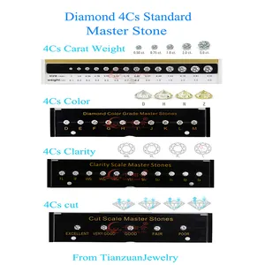 Алмаз 4Cs СТАНДАРТНЫЙ МАСТЕР Камень Вес карат Цвет четкость резать мастер инструмент набор