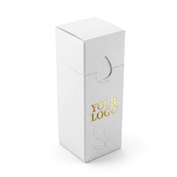 Boîte d'emballage pliable en papier d'art gaufré avec logo personnalisé YZ Wholesale pour huiles essentielles et parfums, usage cosmétique universel