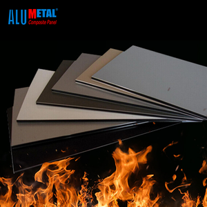 Alumetal B1 ACP ignífugo moderno para revestimiento de paredes exteriores e interiores Revestimiento decorativo y de seguridad contra incendios - Product Image 4
