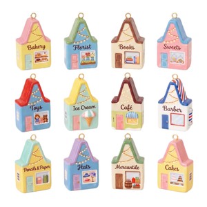 Accessoires de pendentif petite maison en acier inoxydable, style européen et américain, pour DIY, avec chaîne de base, plaqué or par électrolyse sous vide, breloque - Product Image 5