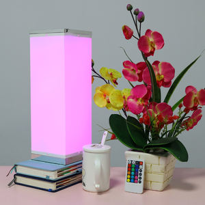 Lampe <span class=keywords><strong>de</strong></span> table rvb rectangulaire flexible au néon d'ambiance <span class=keywords><strong>de</strong></span> contrôle <span class=keywords><strong>de</strong></span> commutateur matériel intelligent <span class=keywords><strong>de</strong></span> pp avec la décoration à la maison - Product Image 3